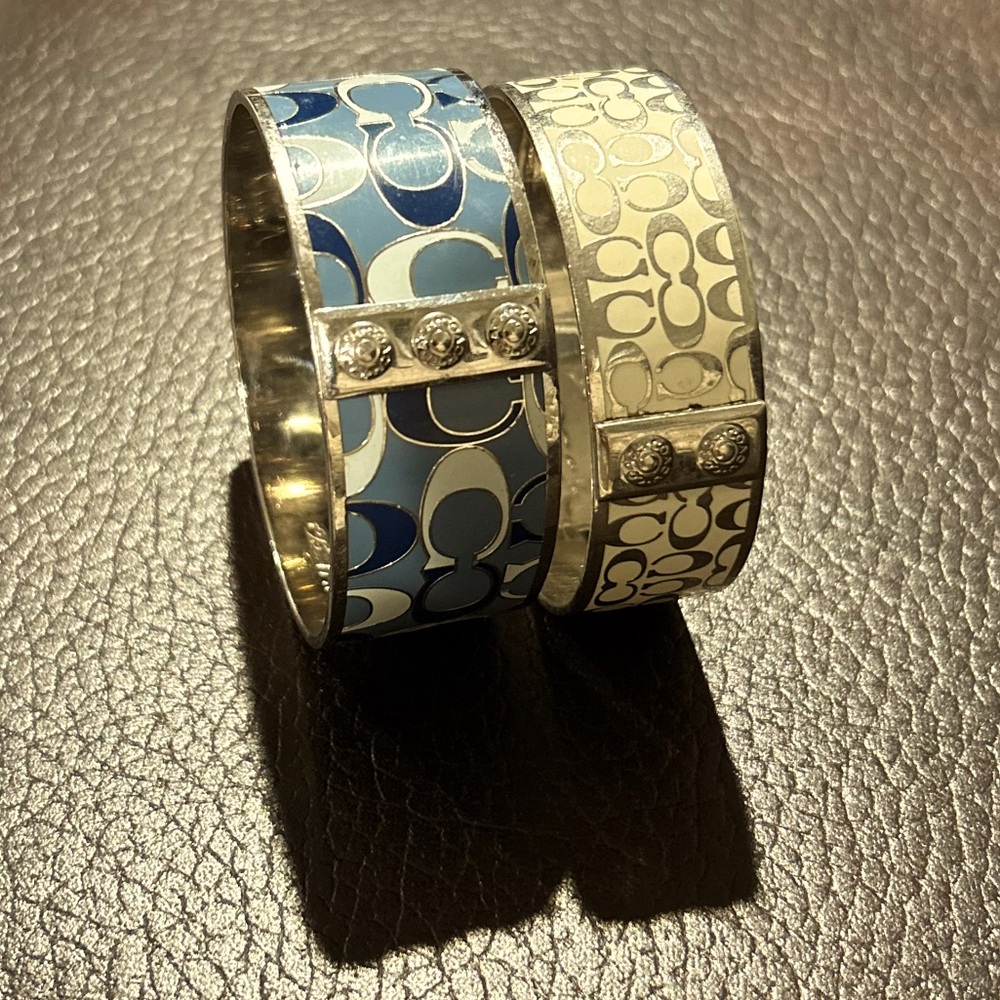 Vintage 2000 Coach Bangles Bracelets Signature C